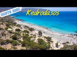 Kedrodasos beach Chania Crete Greece 4K