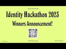 Identity Hackathon 2023: Winners Announcement!