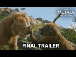 Mufasa: The Lion King | Final English Trailer | @WaltDisneyStudiosIndia