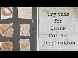 Easy Mixed Media Art - A Simple Collage Idea