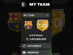 Best Barcelona Squad XI #fcmobile #fc25 #fcmobile25 #shorts