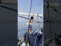 Working out on a sailboat #fitness