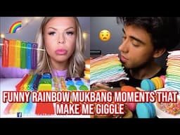 FUNNY rainbow mukbang moments that make me giggle (rainbow final)