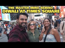 Preparing For Diwali At Times Square 2024  Behind The Scenes | Indians In America | Hindi Vlog