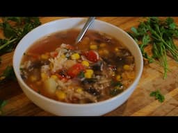 Leftover Rice Soup - Healthy Recipe Channel