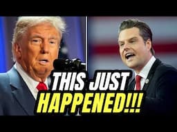 🚨BREAKING! Matt Gaetz REMOVED From Trump Cabinet After WITHDRAWS his Nomination for Attorney General