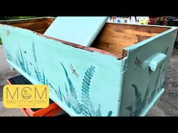 😭 This Painted Chest Healed a Broken Heart | Furniture Restoration