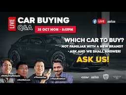 Weekly LIVE Car Buying Q&A | Evomalaysia.com (28/10/2024)