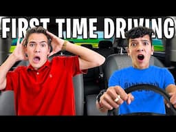 I Taught My BROTHER How to DRIVE!! *Parents didn't know!*