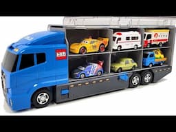 13 Types Cars Tomica ☆ Open Tomica and place it on Okataduke convoy!