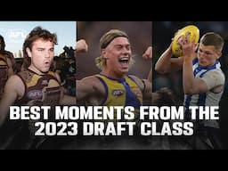 The BEST MOMENTS from the 2023 draft class | AFL