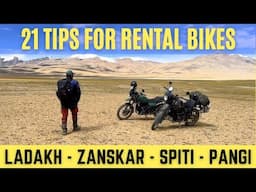 Top 21 Tips for Renting a Motorcycle in Manali - Leh | Bike Ride to Ladakh - Spiti - Zanskar Valley