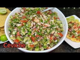 Ceviche, How to make Shrimp & imitation crab Ceviche,￼Mexican,Delicious,Fast,Home made Ceviche