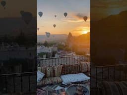 The Hot Air Balloons of Cappadocia, Turkey 🇹🇷 #shorts #cappadocia #turkey #travel