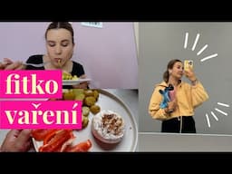 VAŘÍM ZDRAVÉ RECEPTY 🥗 + FITKO 🏋🏼‍♀️  -  VLOG