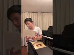 Opening the GOLD PLAY BUTTON! #colelam #piano #youtube #youtubeshorts