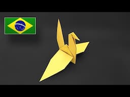 Origami de Tsuru Simplificado: Fácil de Fazer e Lindo Resultado - Instruções em Português BR