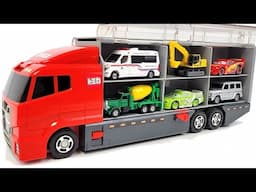 13 Types Cars Tomica ☆ Open Tomica and place it on big Okatazuke convoy