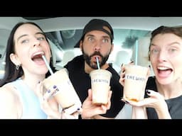 trying erewhon's banana cream smoothie!! *frankies bikinis and Djerf collab*