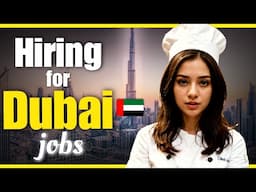 Job in Dubai After Hotel Management in 2024| Hiring for Dubai in 2024| How to apply for Dubai jobs?|