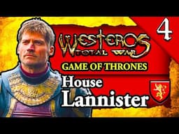 JAIME SIEGES RIVERRUN! Westeros Total War: Game of Thrones: House Lannister Campaign Gameplay #4