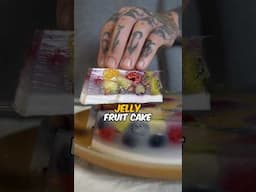 Healthy jelly fruit cake #shorts