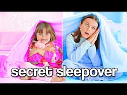 We Had A SECRET Sleepover But In ONE COLOR | Fizz Sisters