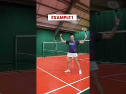 Serving Strategy Advice #badminton #shorts