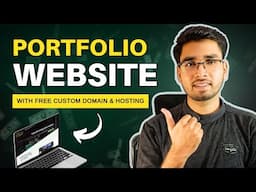 How to Create a Free Portfolio Website | With Free Custom Domain & Hosting