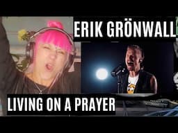 Erik Grönwall's MIND BLOWING Living on a Prayer Cover! | REACTION & ANALYSIS