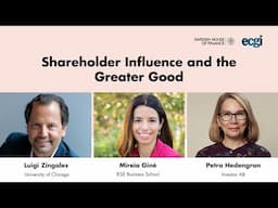 Shareholder Influence and the Greater Good