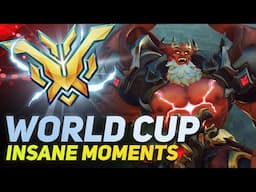 SOME INSANE MOMENTS FROM OVERWATCH WORLD CUP