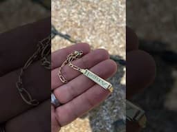 “No Way”😱🤩🤩 10k bracelet found at a park! #metaldetecting #treasure #viralshorts #garrett #gold