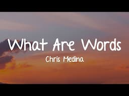 Chris Medina - What Are Words (Lyrics)