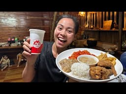 Imitating JOLLIBEE VALUE MEAL from scratch here in the countryside for a bday dinner with my family