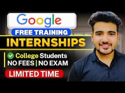 Google Launched Free Training Internships | ₹1.5 Lakh+ Stipend | Google Step Internship 2024