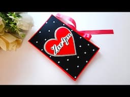 DIY Handmade Greeting Card for LOVE | Beautiful Greeting Card for Boyfriend | Tutorial