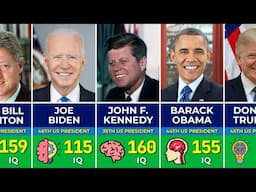 👨‍💼 Smartest US Presidents Ranked by IQ Score Of All Time | From Silly to Smart!