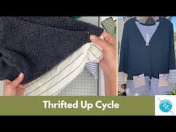 Transforming a Thrifted Top, #thrifted, #upcycling