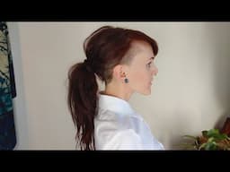 Professional Work Ponytail Tutorial | A Hairstyle for Undercuts