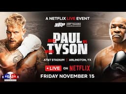 LIVE FIGHT: MIKE TYSON VS JAKE PAUL ! FULL BREAKDOWN AND COMMENTARY ! KATIE TAYLOR VS SERRANO 2