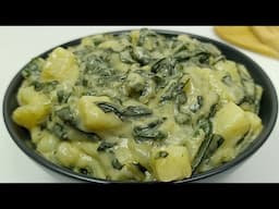 The Creamiest Spinach & Potato Recipe | Wanna Cook