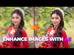 How to Fix A Blurry Image or Improve Image Quality with AI  | Uniconverter Tutorial