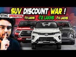 Toyota, Kia, Hyundai Mega Discounts Exposed as Indians cant Afford Overpriced SUVs !!