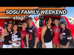 SDSU FAMILY WEEKEND VLOG | The Laeno Family