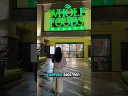 Picking Up Surprise Bag From Whole Foods #readyfood #toogoodtogo #surprisebag #groceries