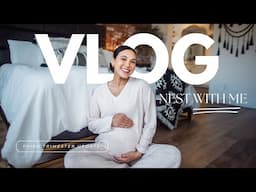 VLOG: NEST WITH ME! GETTING OUR HOUSE READY FOR OUR BABY, 3RD TRIMESTER UPDATE (ft. Walmart) | 2024