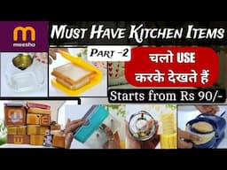 Meesho Affordable Kitchen Items Review | Meesho Kitchen Finds | Meesho Kitchen Haul.