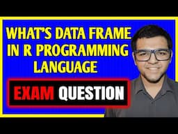 Data Frame in R Programming Language