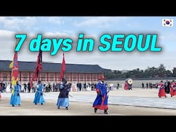 SEOUL 7 day itinerary (Local Recommendation)